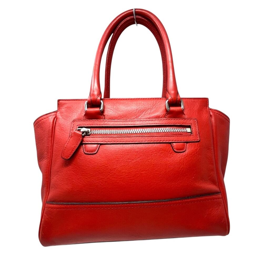 Coach Madison Red Leather Satchel with Tassel – Style 19891 – Retail  $358 - Picture 5 of 13